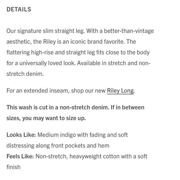 AGOLDE Riley Jeans High Rise Straight Cropped Jean sz 24 NEW distressed denim - Picture 4 of 15